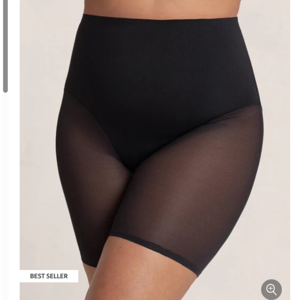 NEW Shapermint Mesh Shaper Shorts 4XL Black Everyday Empower